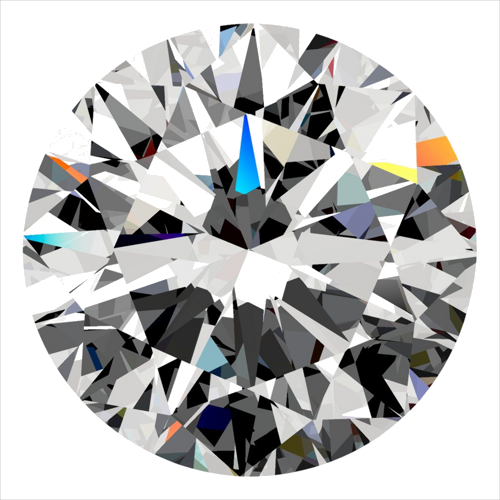 0.3 carat D-VS2 Very Good cut Natūralus Round Deimantas (1)