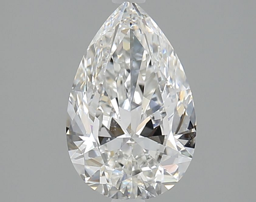 1.7 carat F-VS2 Natūralus Pear Deimantas (1)