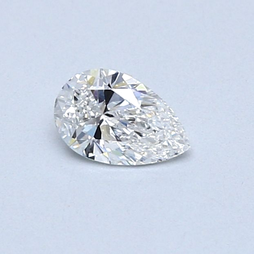0.31 carat E-VS2 Natūralus Pear Deimantas (1)