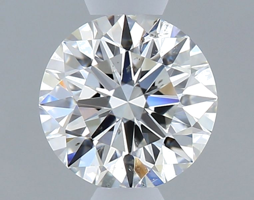 0.51 carat F-SI2 Excellent cut Natūralus Round Deimantas (1)