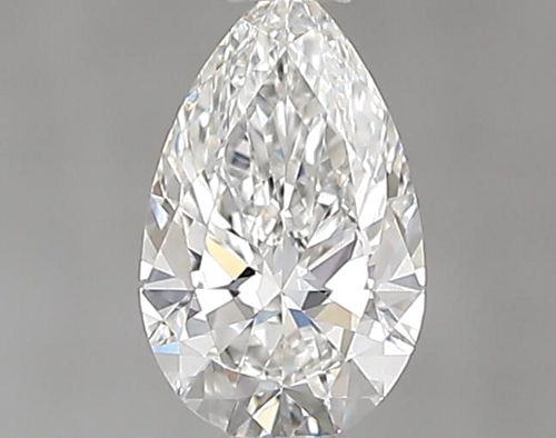 0.4 carat F-VS1 Natūralus Pear Deimantas (1)