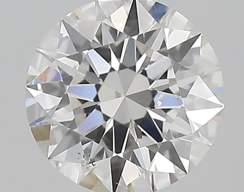 0.52 carat H-SI1 Excellent cut Natūralus Round Deimantas (1)