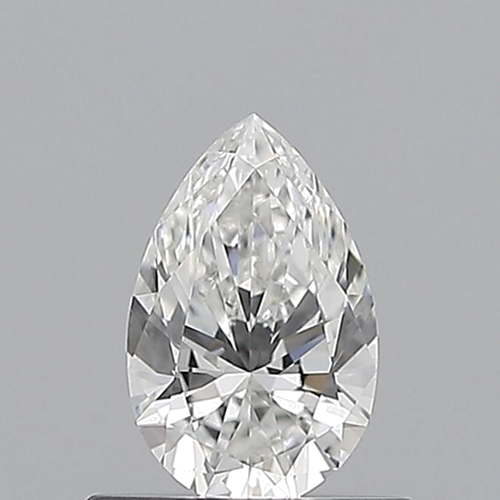 0.51 carat F-VVS1 Natūralus Pear Deimantas (1)