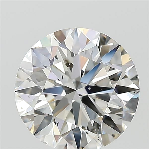3.41 carat I-SI2 Excellent cut Natūralus Round Deimantas (1)