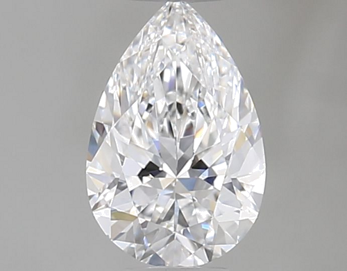 0.4 carat D-IF Natūralus Pear Deimantas (1)