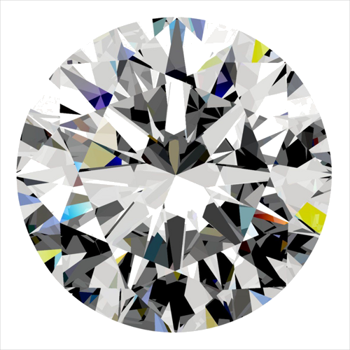 0.3 carat E-VVS1 Excellent cut Natūralus Round Deimantas (1)