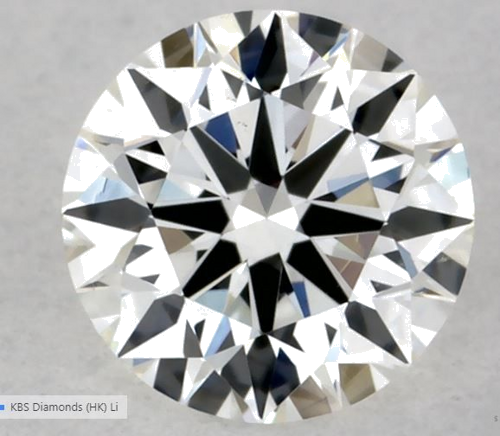 0.3 carat G-SI1 Excellent cut Natūralus Round Deimantas (1)