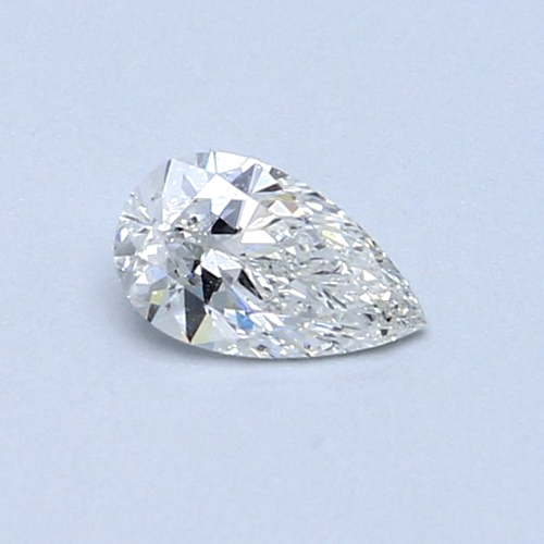0.35 carat F-SI1 Natūralus Pear Deimantas (1)