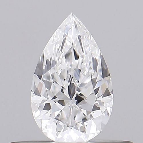 0.32 carat E-VVS2 Natūralus Pear Deimantas (1)