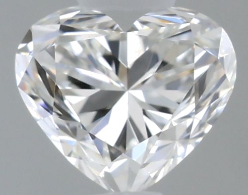 0.3 carat F-VVS2 Natūralus Heart Deimantas (1)