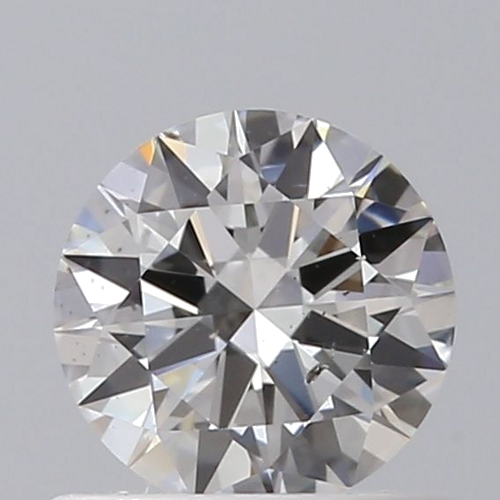 0.53 carat F-SI1 Excellent cut Natūralus Round Deimantas (1)