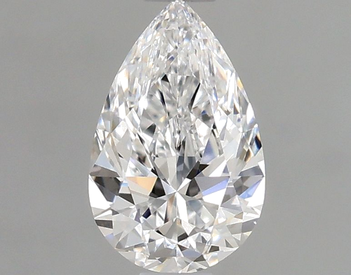 0.53 carat D-VS1 Natūralus Pear Deimantas (1)