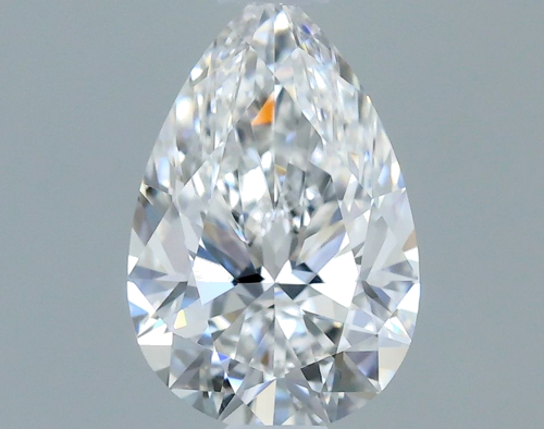 0.5 carat D-IF Natūralus Pear Deimantas (1)