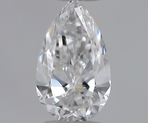 0.4 carat D-VVS1 Natūralus Pear Deimantas (1)