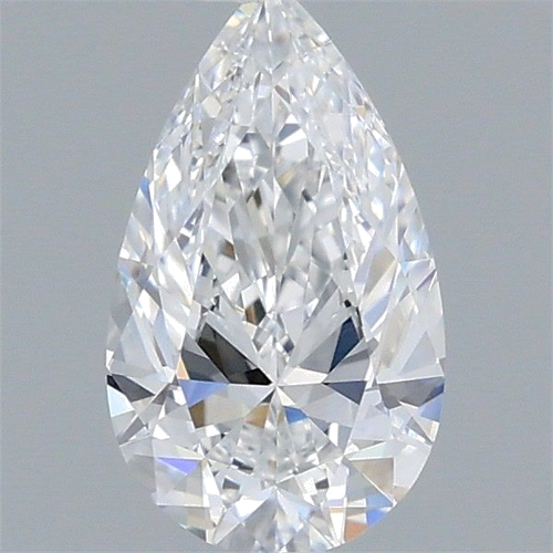 0.58 carat D-VS1 Natūralus Pear Deimantas (1)