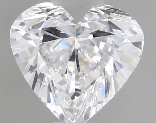 0.58 carat D-VS2 Natūralus Heart Deimantas (1)