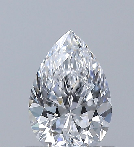 0.5 carat D-VVS1 Natūralus Pear Deimantas (1)