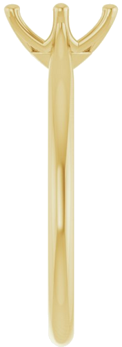 Sužadėtuvių Žiedas „Solitaire“ 14k yellow gold Oval 8mm x 6mm (4)
