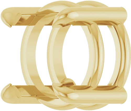 Pakabukas „Solitaire Slide“ 585 Geltonojo Aukso Round 6.5mm (2)