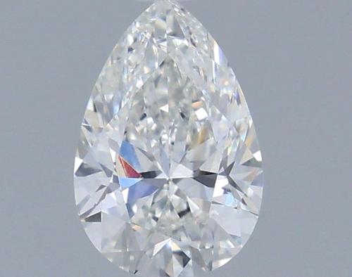 0.5 carat G-VS2 Natūralus Pear Deimantas (1)