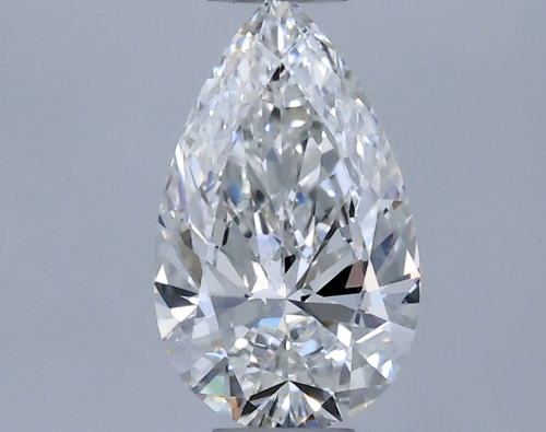 0.3 carat E-VVS2 Natūralus Pear Deimantas (1)