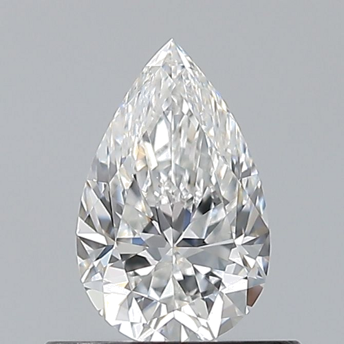 0.5 carat F-VS1 Natūralus Pear Deimantas (1)