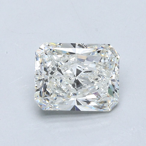 2.01 carat H-SI2 Natūralus Radiant Deimantas (1)