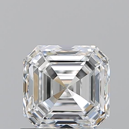 1.01 carat F-VVS2 Natūralus Asscher Deimantas (1)