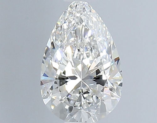 0.34 carat F-VVS1 Natūralus Pear Deimantas (1)