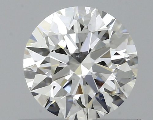 0.53 carat F-SI1 Excellent cut Natūralus Round Deimantas (1)