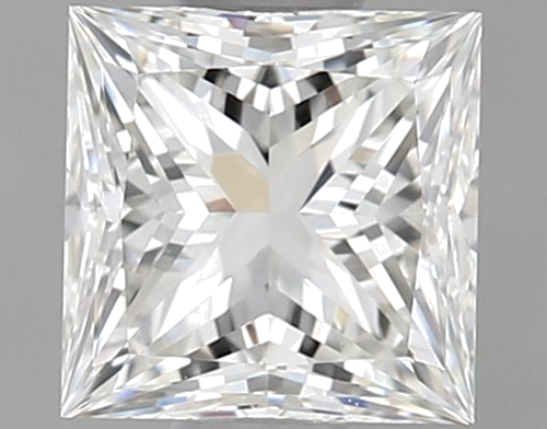 0.6 carat G-VVS2 Natūralus Princess Deimantas (1)