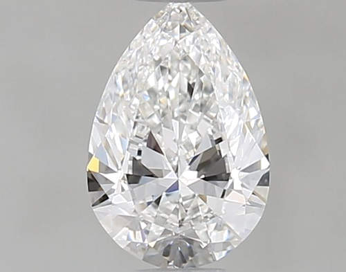 0.4 carat F-VVS2 Natūralus Pear Deimantas (1)