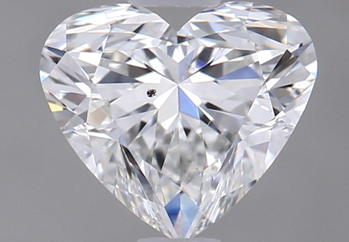 0.71 carat F-SI1 Natūralus Heart Deimantas (1)