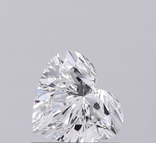 0.56 carat F-VS2 Natūralus Heart Deimantas (1)