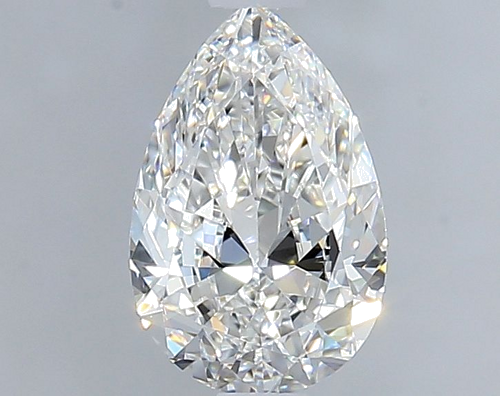 0.7 carat E-VVS2 Natūralus Pear Deimantas (1)