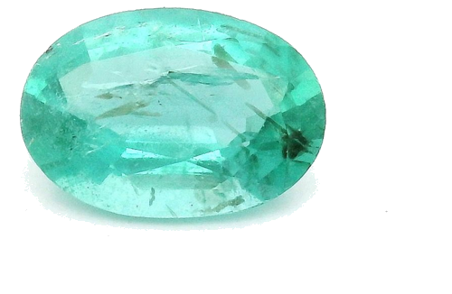 0.62 carat GREEN Oval Smaragdas (1)