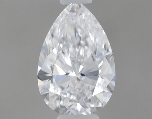0.3 carat D-VVS1 Natūralus Pear Deimantas (1)