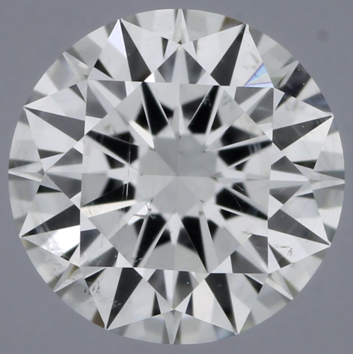 0.43 carat G-SI2 Excellent cut Natūralus Round Deimantas (1)