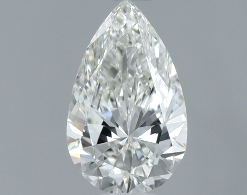 0.57 carat I-VVS1 Natūralus Pear Deimantas (1)