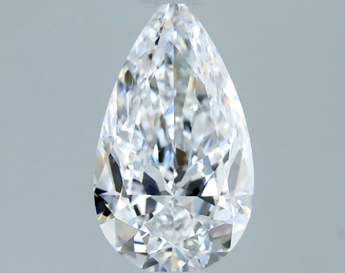0.7 carat D-VS1 Natūralus Pear Deimantas (1)