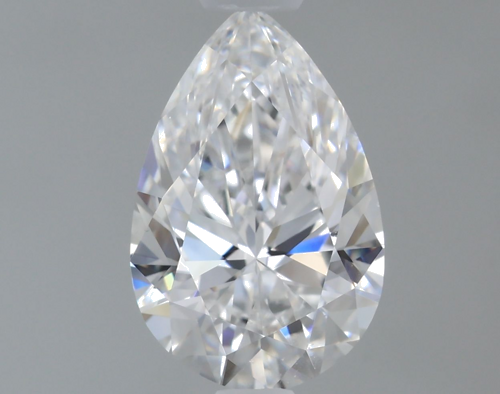 0.7 carat D-VS2 Natūralus Pear Deimantas (1)