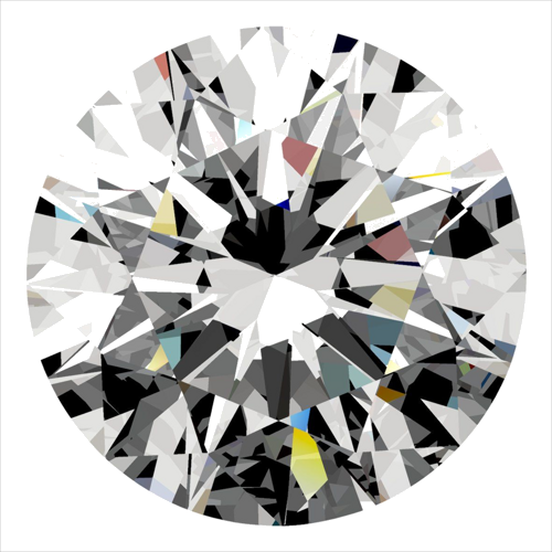 0.34 carat D-SI1 Excellent cut Natūralus Round Deimantas (1)
