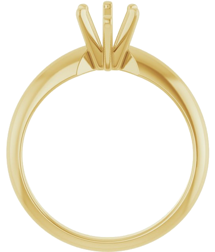 Sužadėtuvių Žiedas „Solitaire“ 14k yellow gold Pear 8.5mm x 5mm (2)