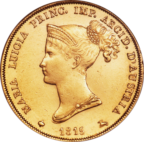40 Lira Maria Luigia (1815 - 1821) Duchy of Parma gold coin (1)