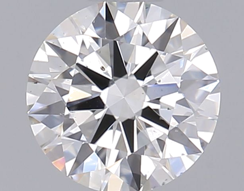 0.52 carat H-SI1 Excellent cut Natūralus Round Deimantas (1)