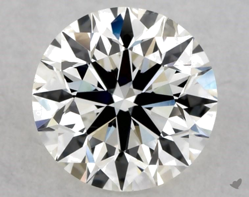 0.5 carat I-SI1 Excellent cut Natūralus Round Deimantas (1)