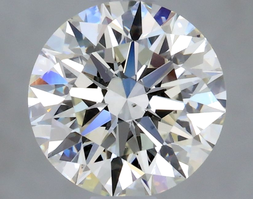 0.76 carat I-SI1 Excellent cut Natūralus Round Deimantas (1)