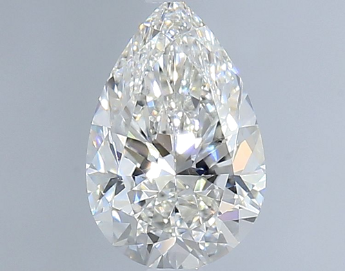 0.9 carat G-VS2 Natūralus Pear Deimantas (1)