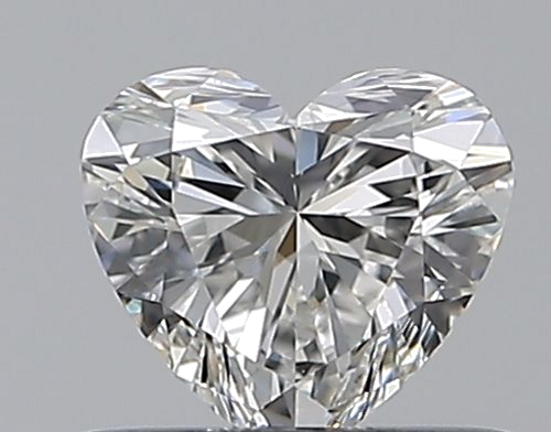 0.44 carat F-VVS1 Natūralus Heart Deimantas (1)