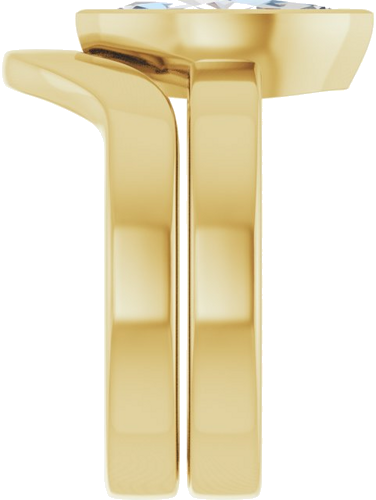 Sužadėtuvių Žiedas „Bezel-Set Solitaire“ 18k yellow gold Marquise 12mm x 6mm (9)